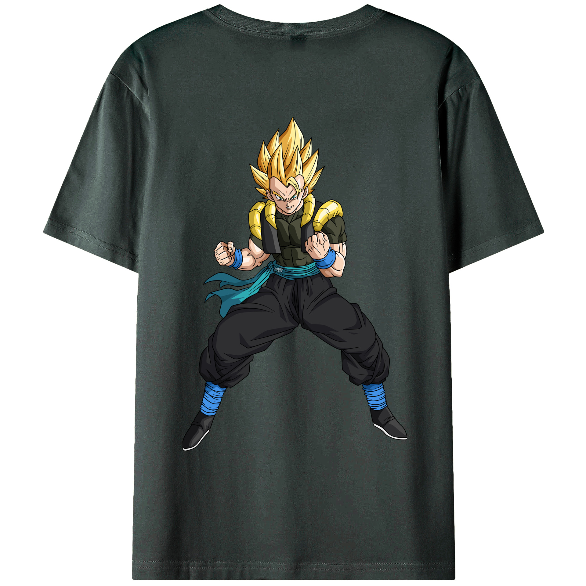 （画像用） ドラゴンボール ベジータ四世（Bejīta Yonsei）DRAGON BALL Vegeta IV 綿100％ メンズ半袖Tシャツ（バックプリント） 通気性